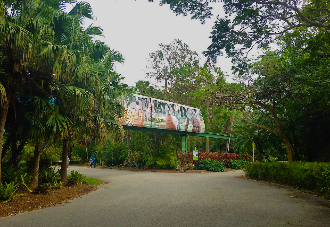 Monorail at Zoo Miami