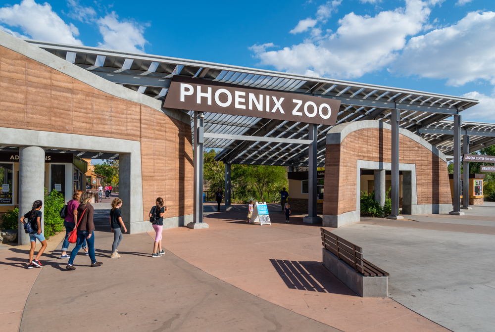 Entrance to the Phoenix Zoo