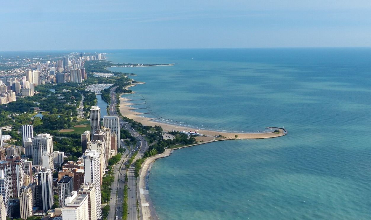 Lake Michigan at Chicago 