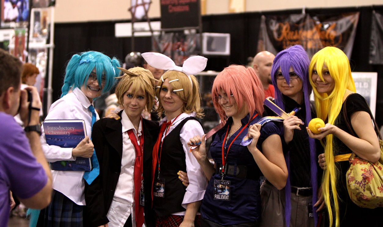 Anime cosplayers