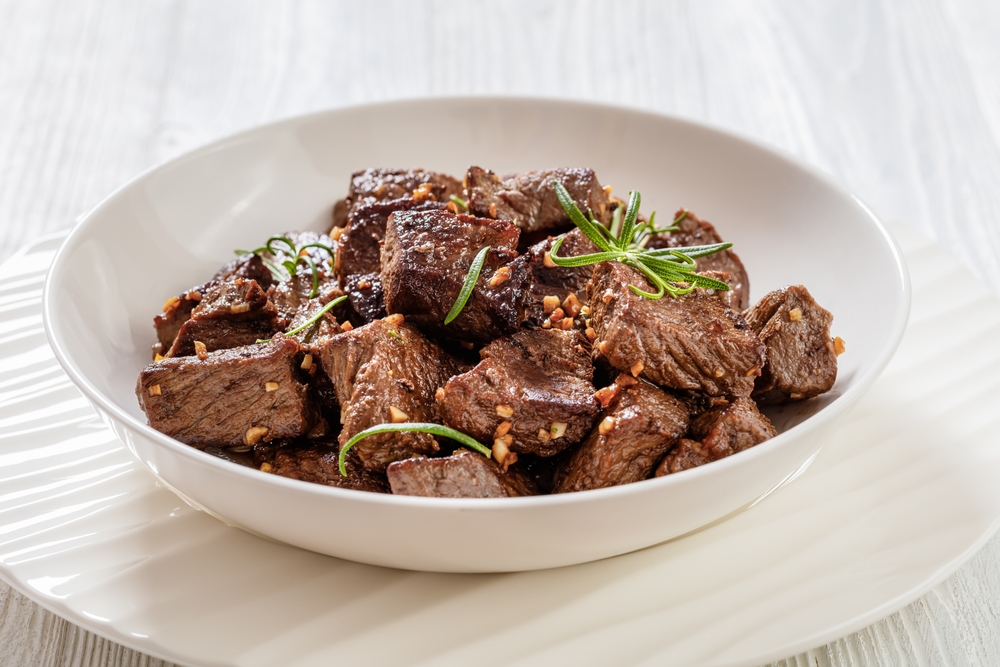 fried beef cubes