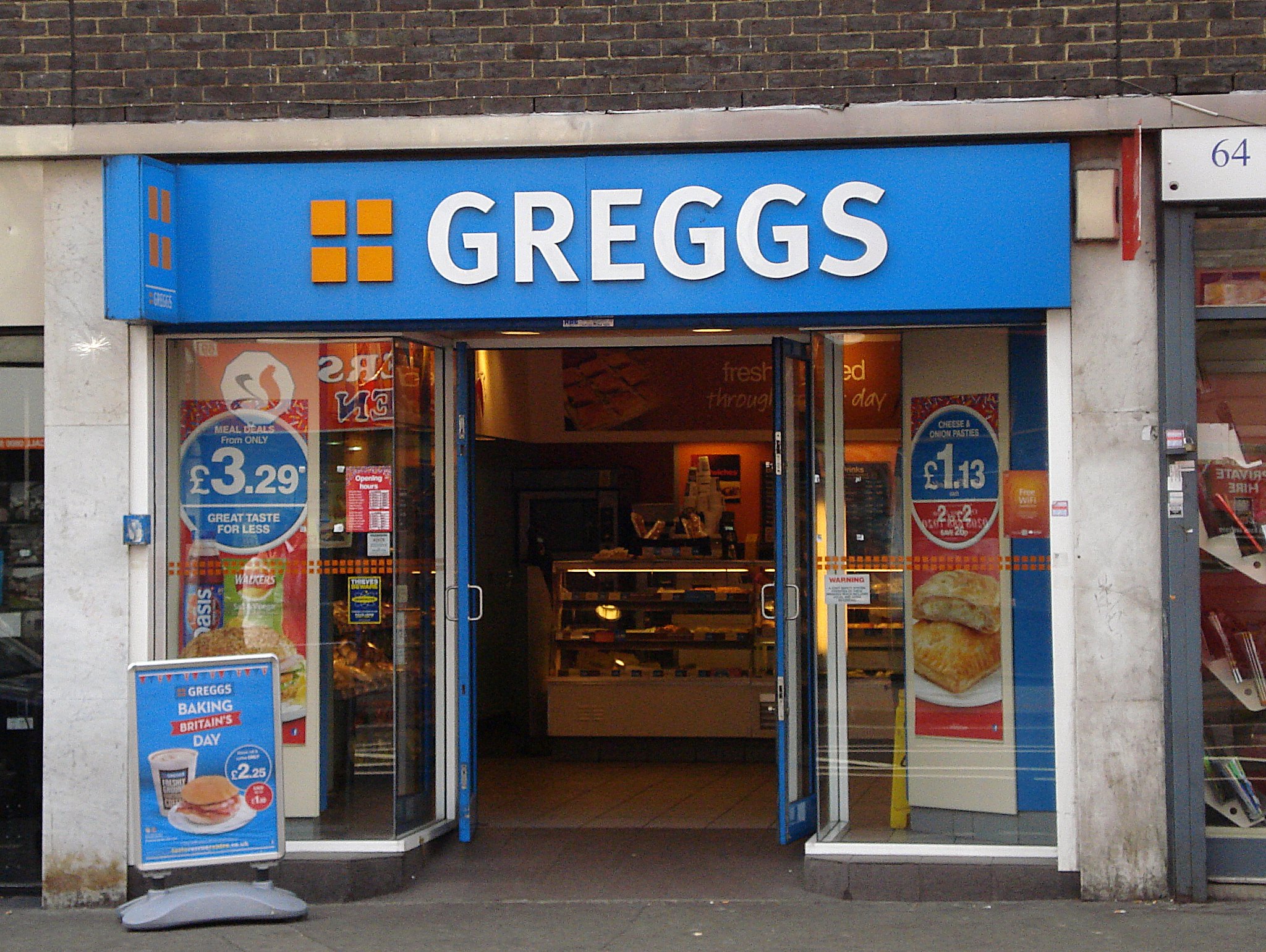 Greggs place in Croydon, London