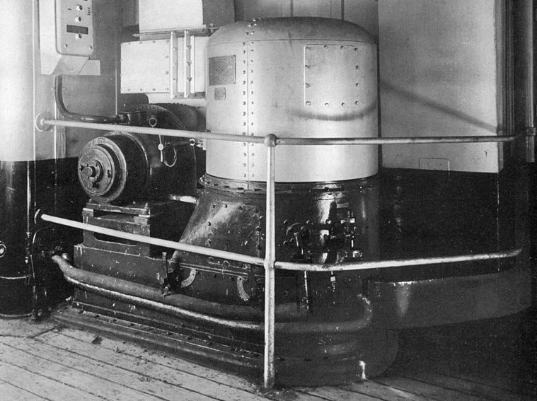 Photo of a Thermotank on the liner RMS Lusitania
