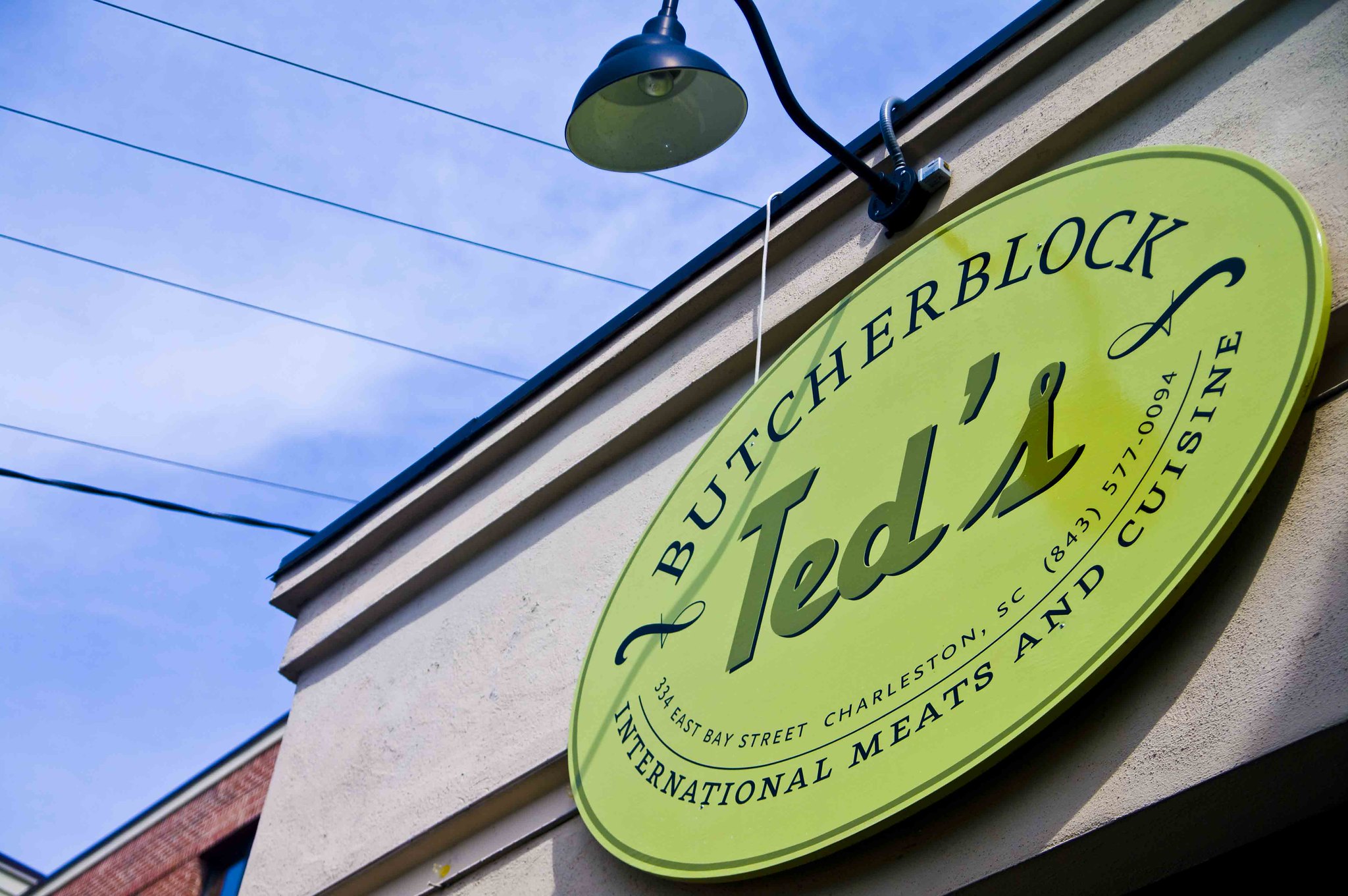 Outdoor sign of Ted's Butcher Block