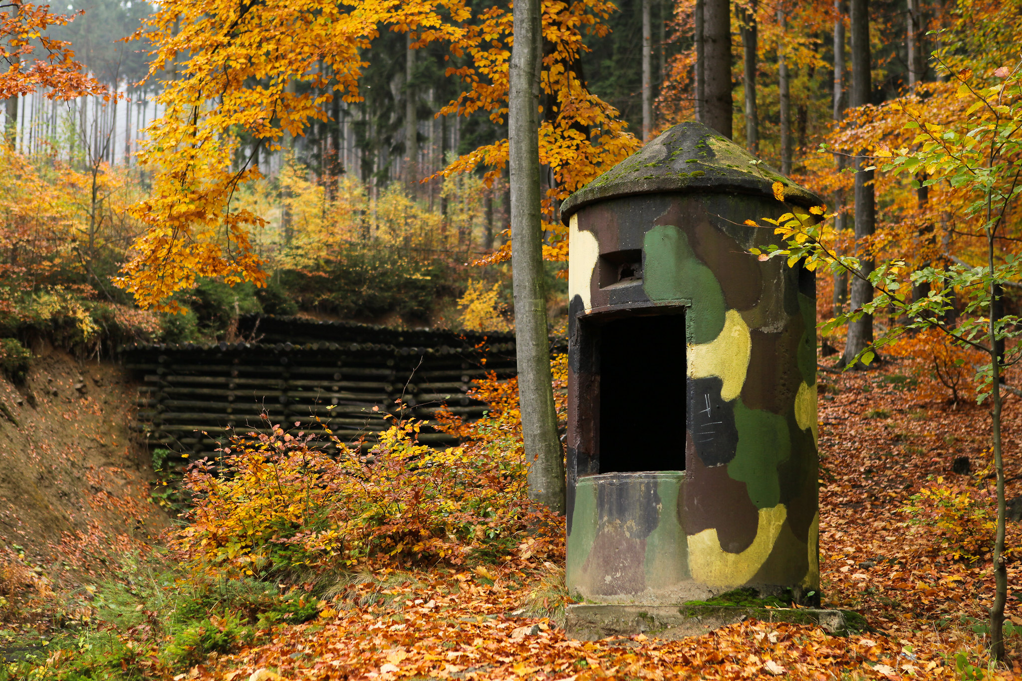 A military structure at Complex Riese located in Poland