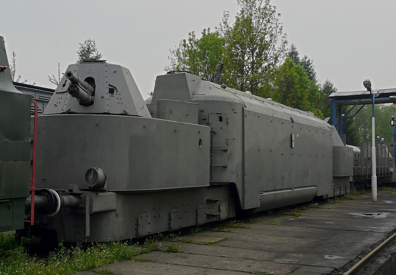 The German armoured motor railcar Panzertriebwagen 16