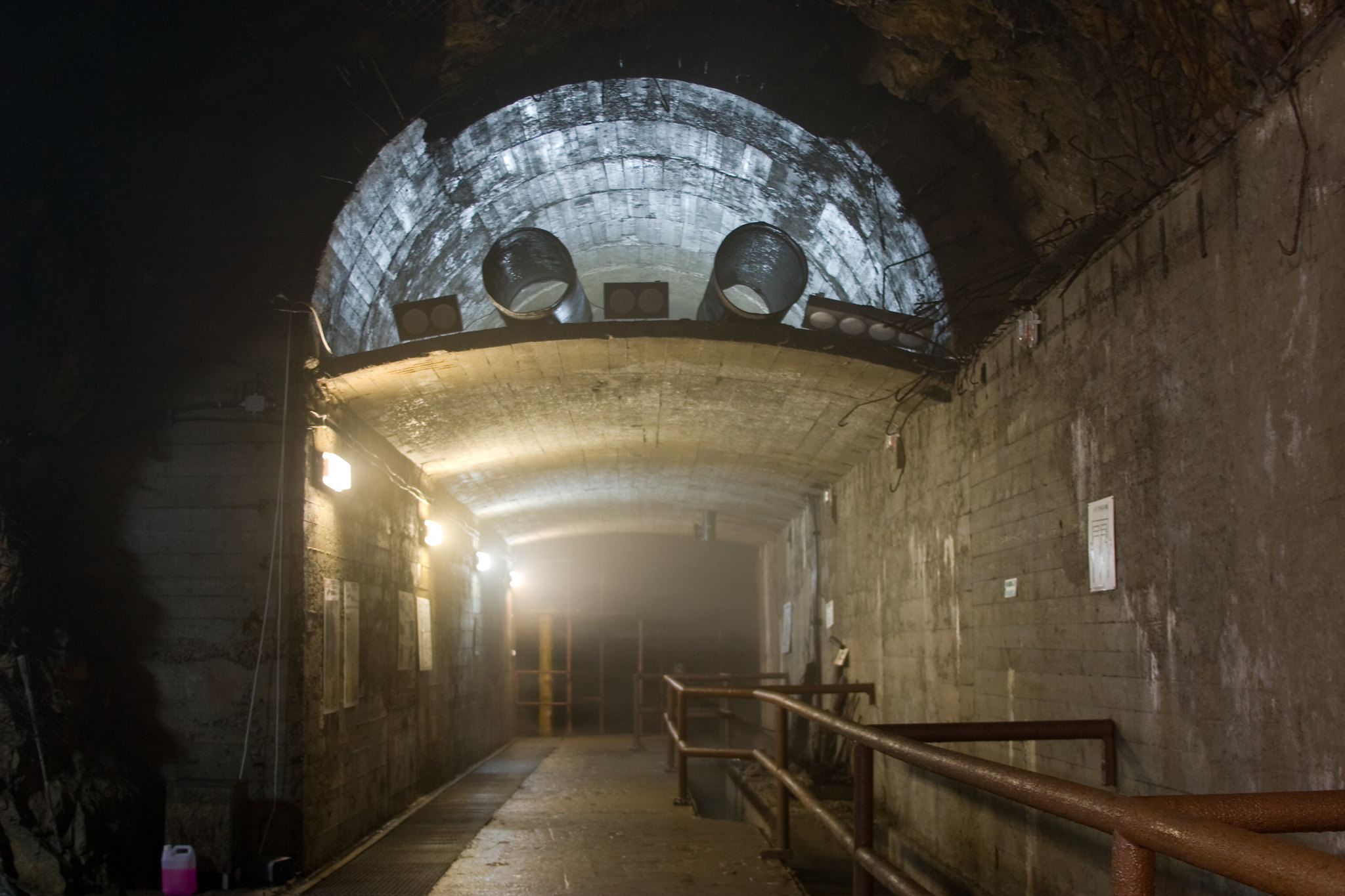 A hallway in Complex Riese located in Poland