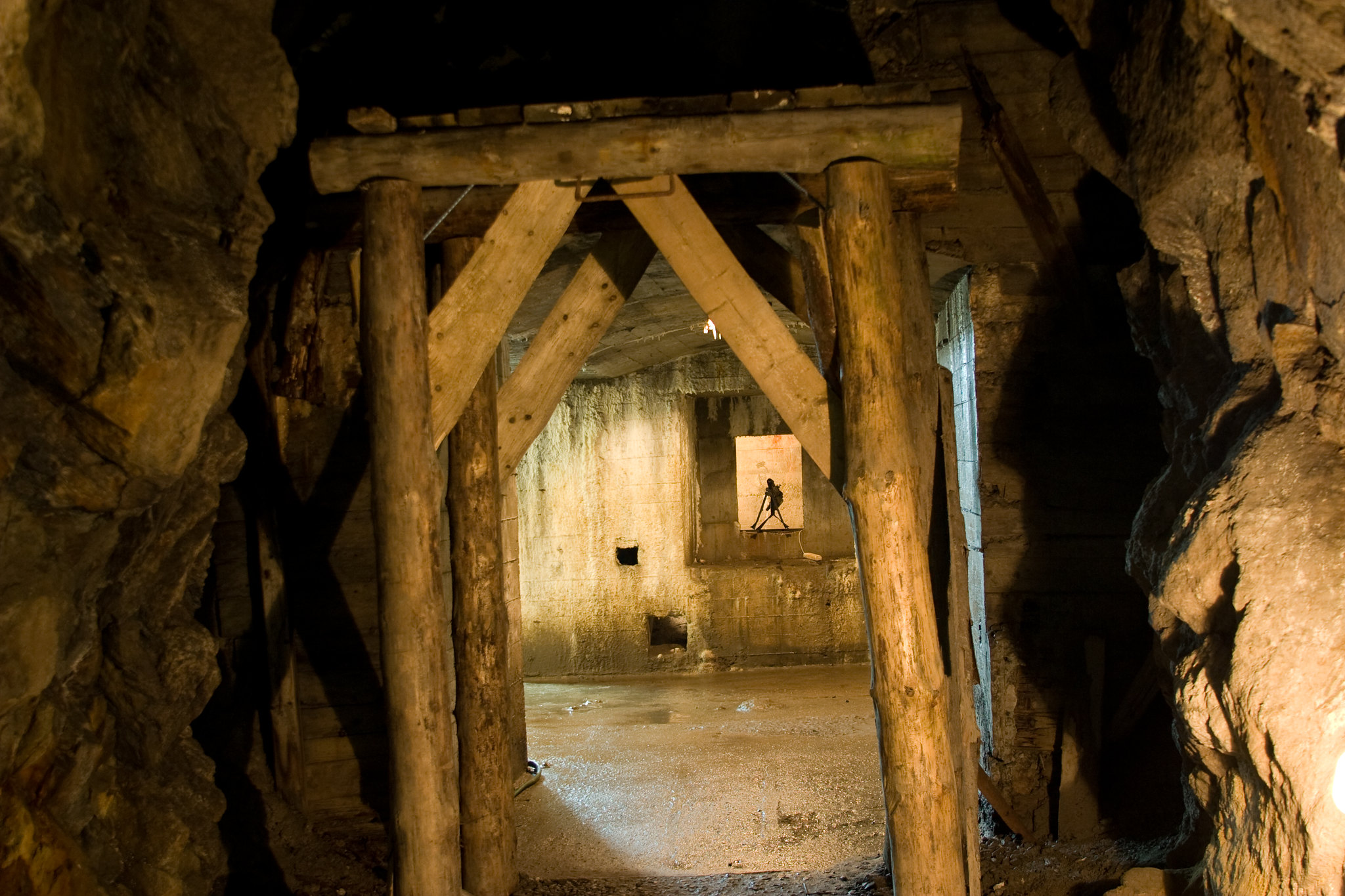 Inside Complex Riese located in Poland