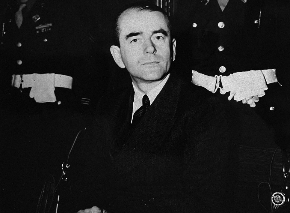 Albert Speer at the Nuremberg War Crimes Trials