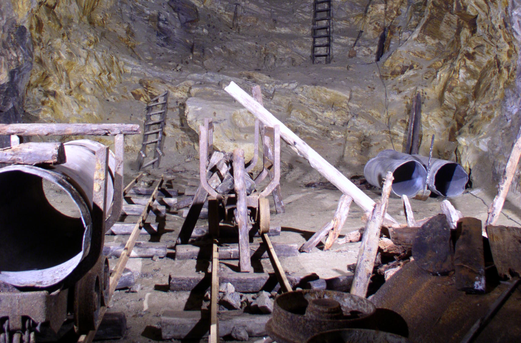 Inside Complex Riese located in Poland