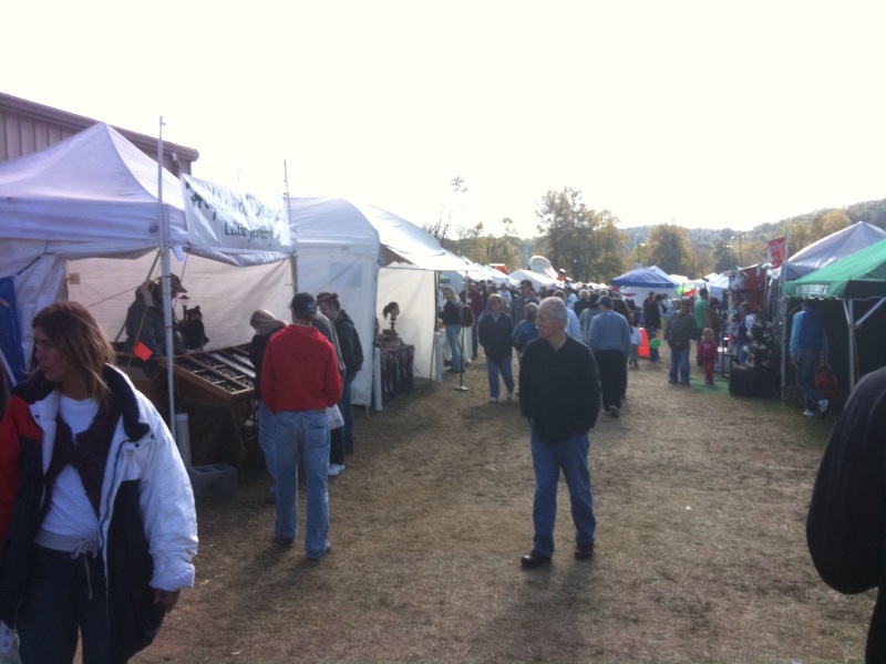 The Georgia Apple Festival in  Ellijay, GA