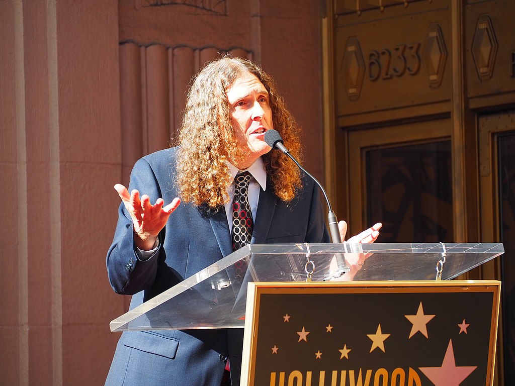 Weird Al Yankovic at Lin-Manuel Miranda Walk Of Fame Star Ceremony
