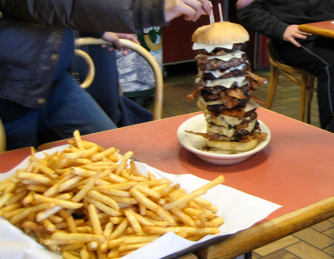Eagle's challenge burger