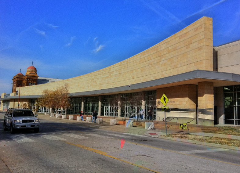 Photo of Springfield Expo Center on Clear Sky Background