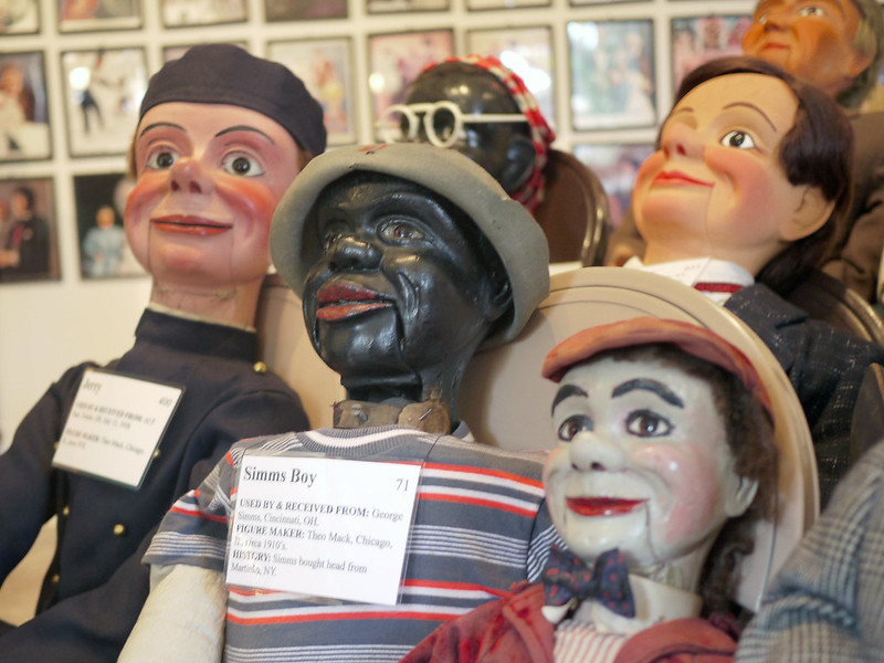 Ventriloquial figures at Vent Haven Museum