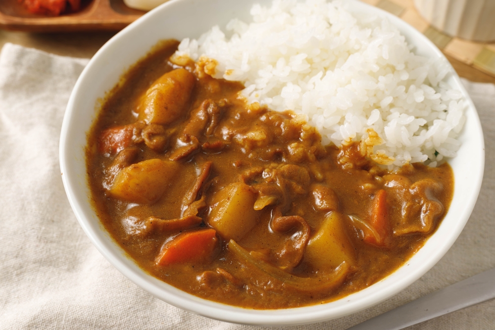 Curry and rice
