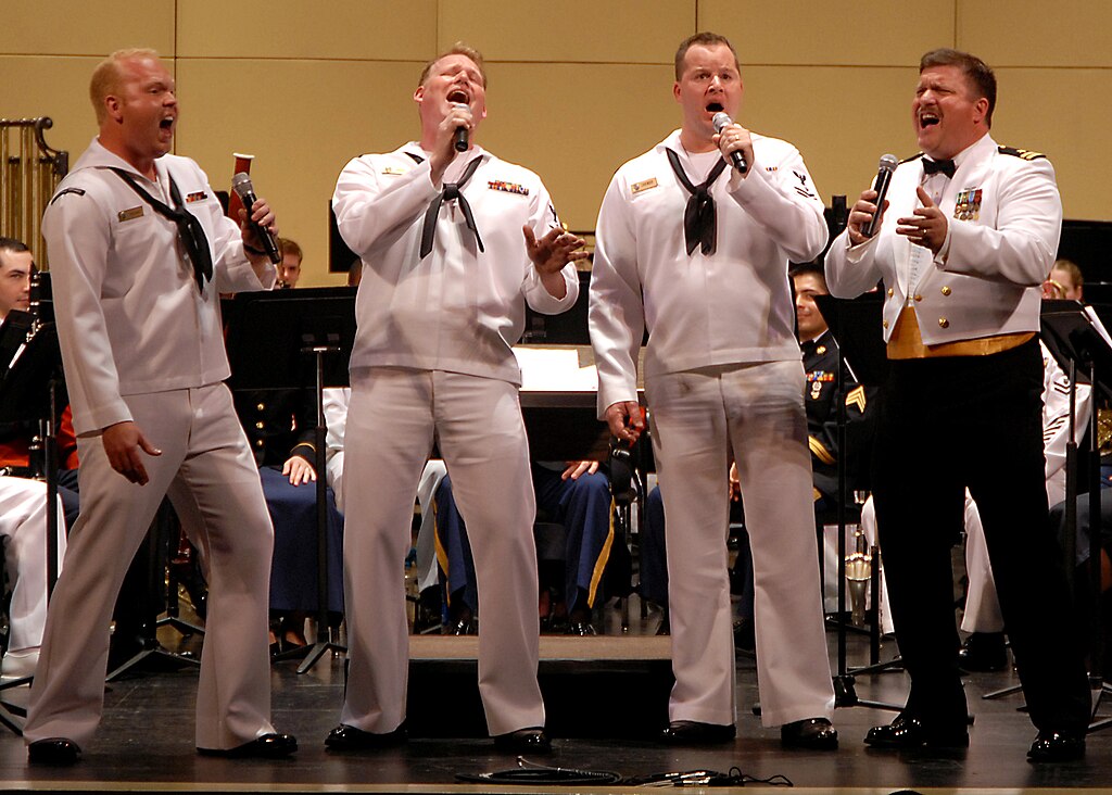 Navy Band Northwest's Barbershop Quartet