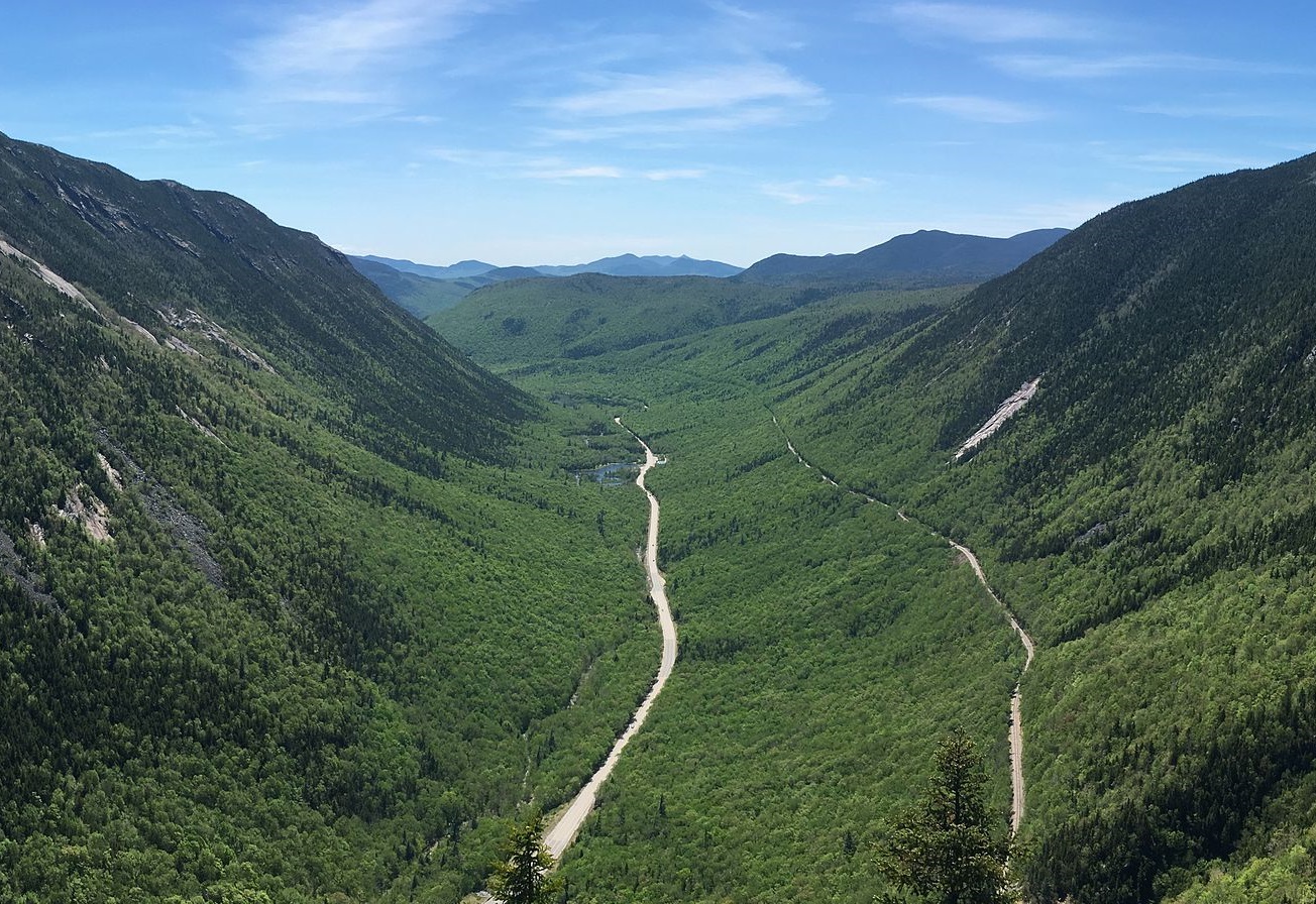 top of the Mount Willard Trail in Crawford Notch State Park