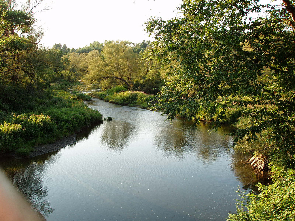 North Branch Winooski river, Montpelier, Vermont, USA