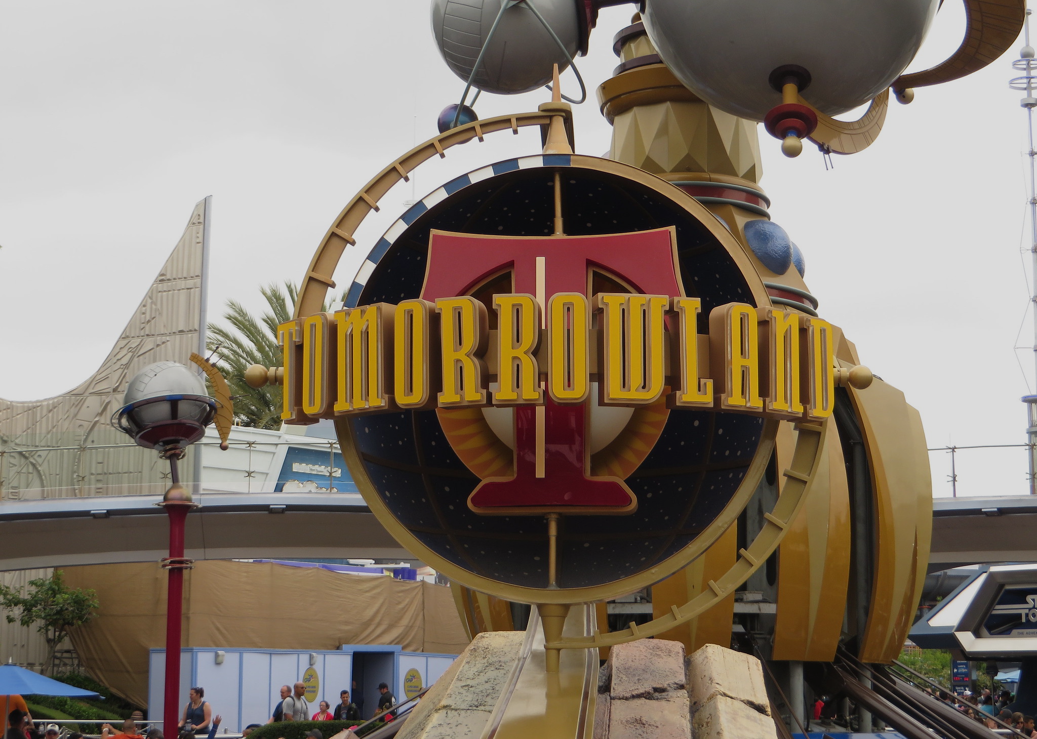 Tomorrowland Logo, Disneyland
