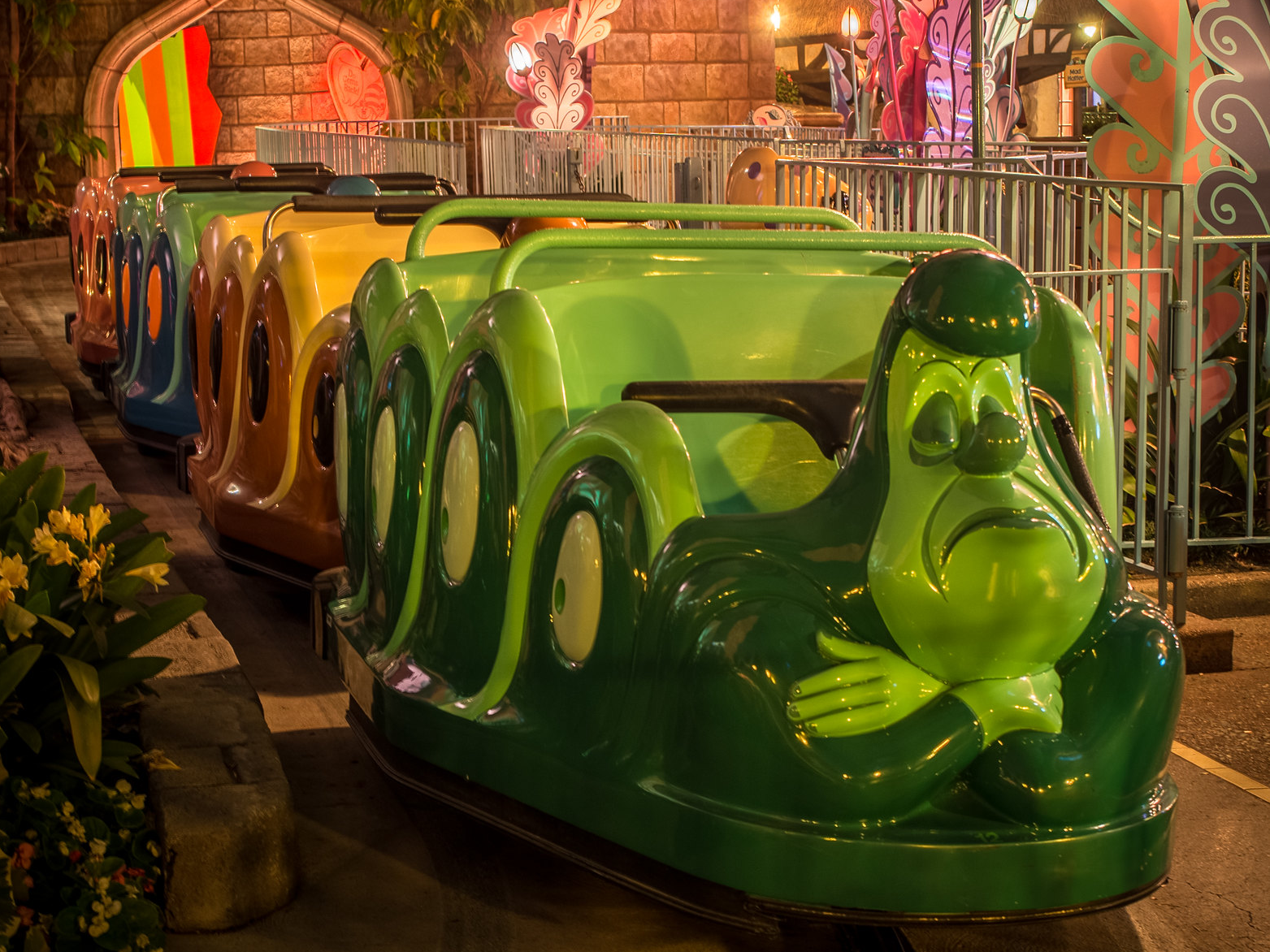 Alice in Wonderland Ride at Disneyland