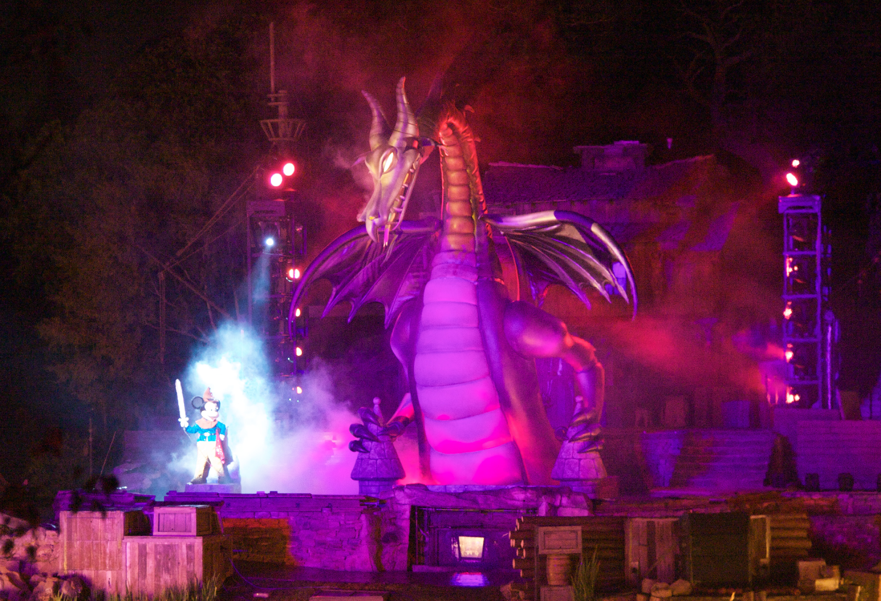 Fantasmic! Show at Disney Park