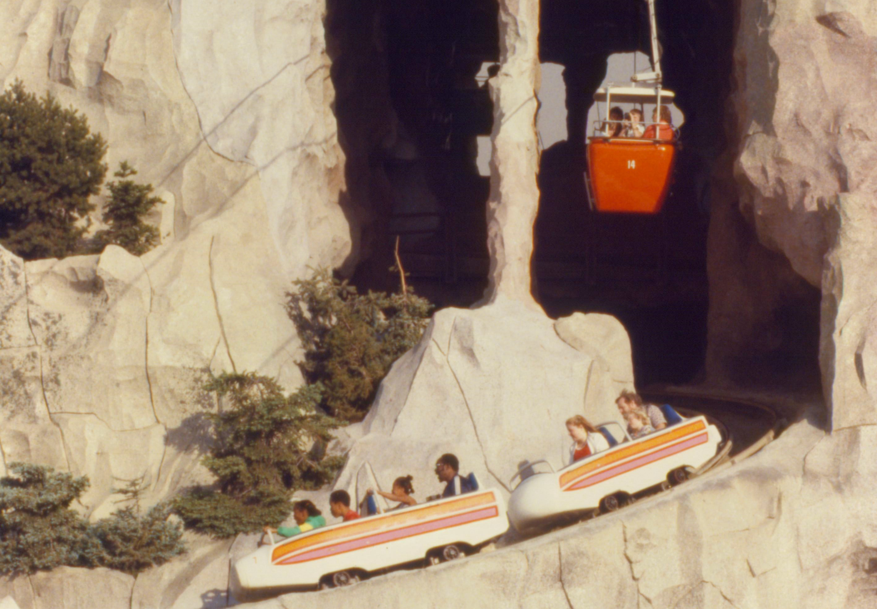 Matterhorn Bobsleds and Skyway at Disneyland