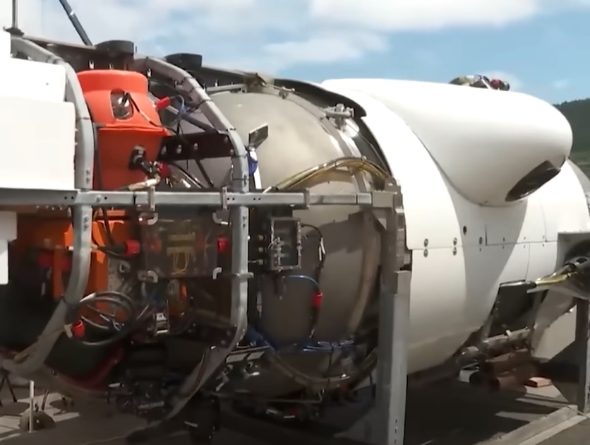 Screenshot from the documentary movie Fatal Flaws: The OceanGate Story (2024)