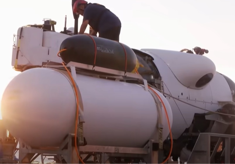 Screenshot from the documentary movie Fatal Flaws: The OceanGate Story (2024)