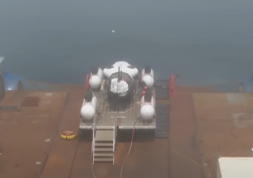 Screenshot from the documentary movie Fatal Flaws: The OceanGate Story (2024)