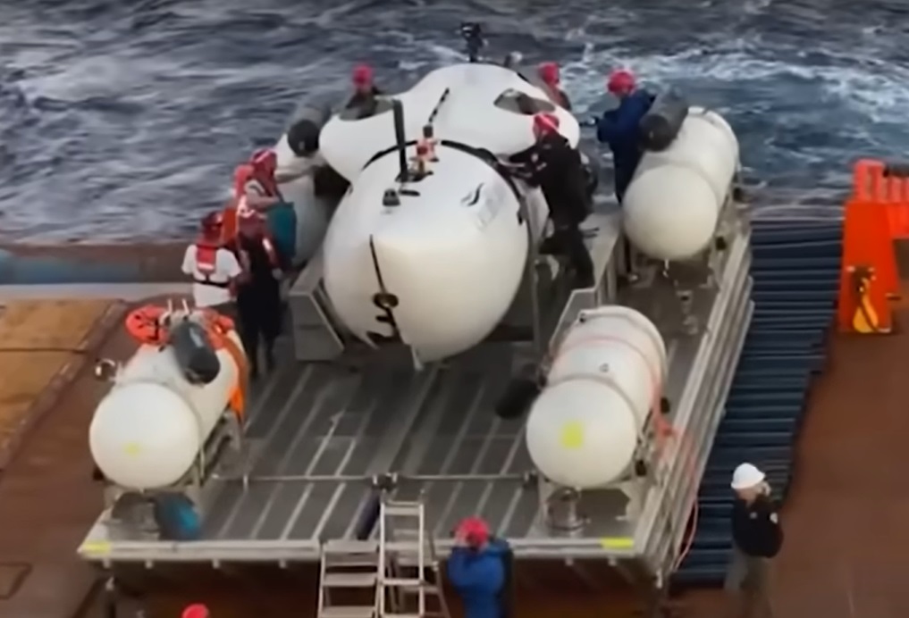 Screenshot from the documentary movie Fatal Flaws: The OceanGate Story (2024)