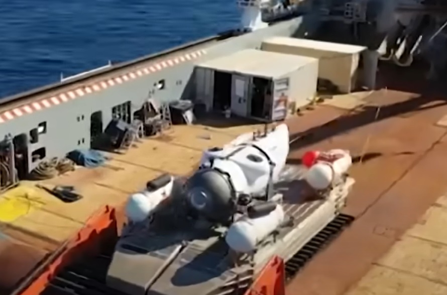 Screenshot from the documentary movie Fatal Flaws: The OceanGate Story (2024)