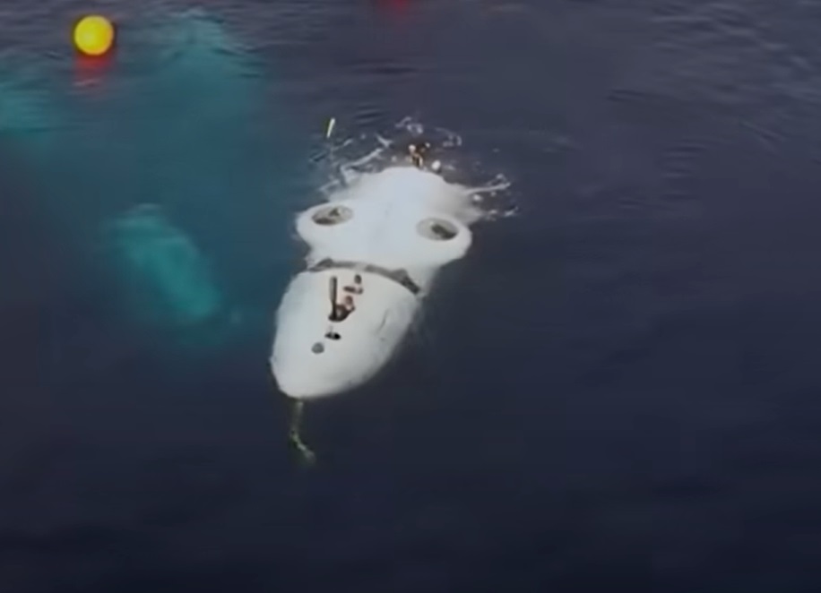 Screenshot from the documentary movie Fatal Flaws: The OceanGate Story (2024)