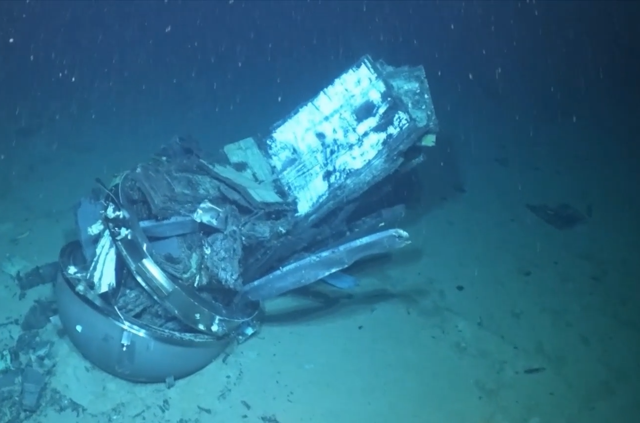 Wreckage Of Titan Submersible Aft Section