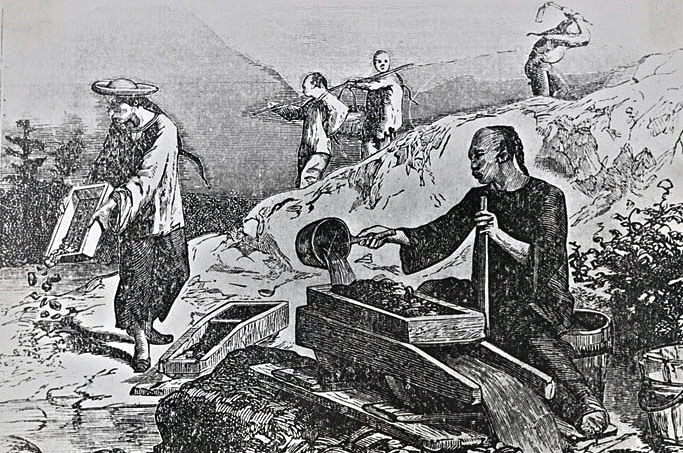 Chinese gold miners in California