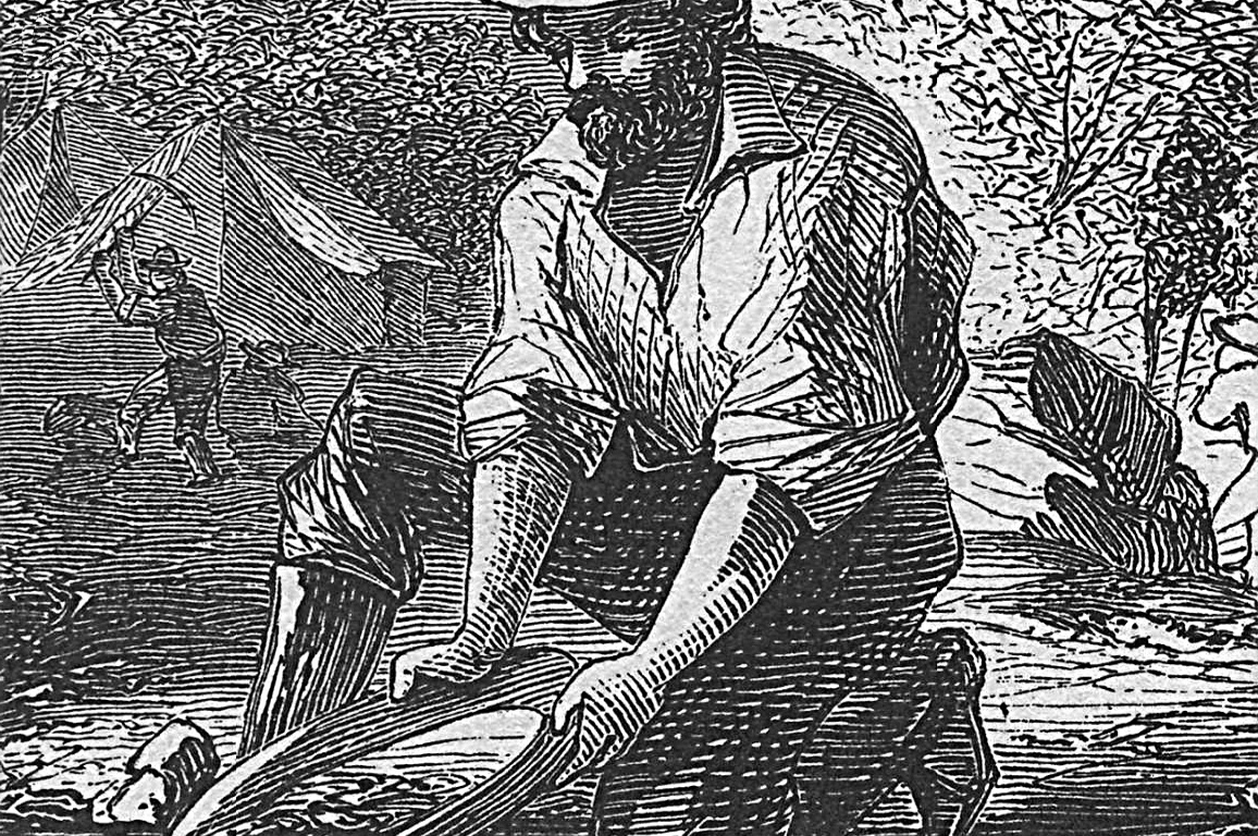 Panning On The Mokelumne River in California