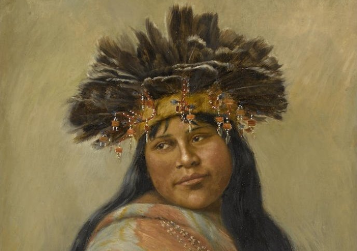 A Pomo Dancer - Native American