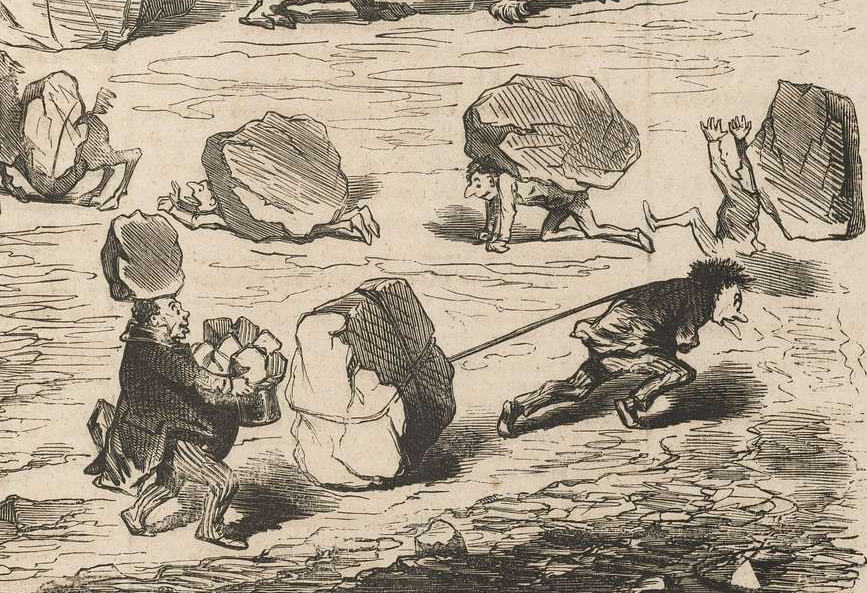 Satirical content for the Gold Rush in California