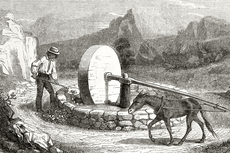 A miner during the California Gold Rush