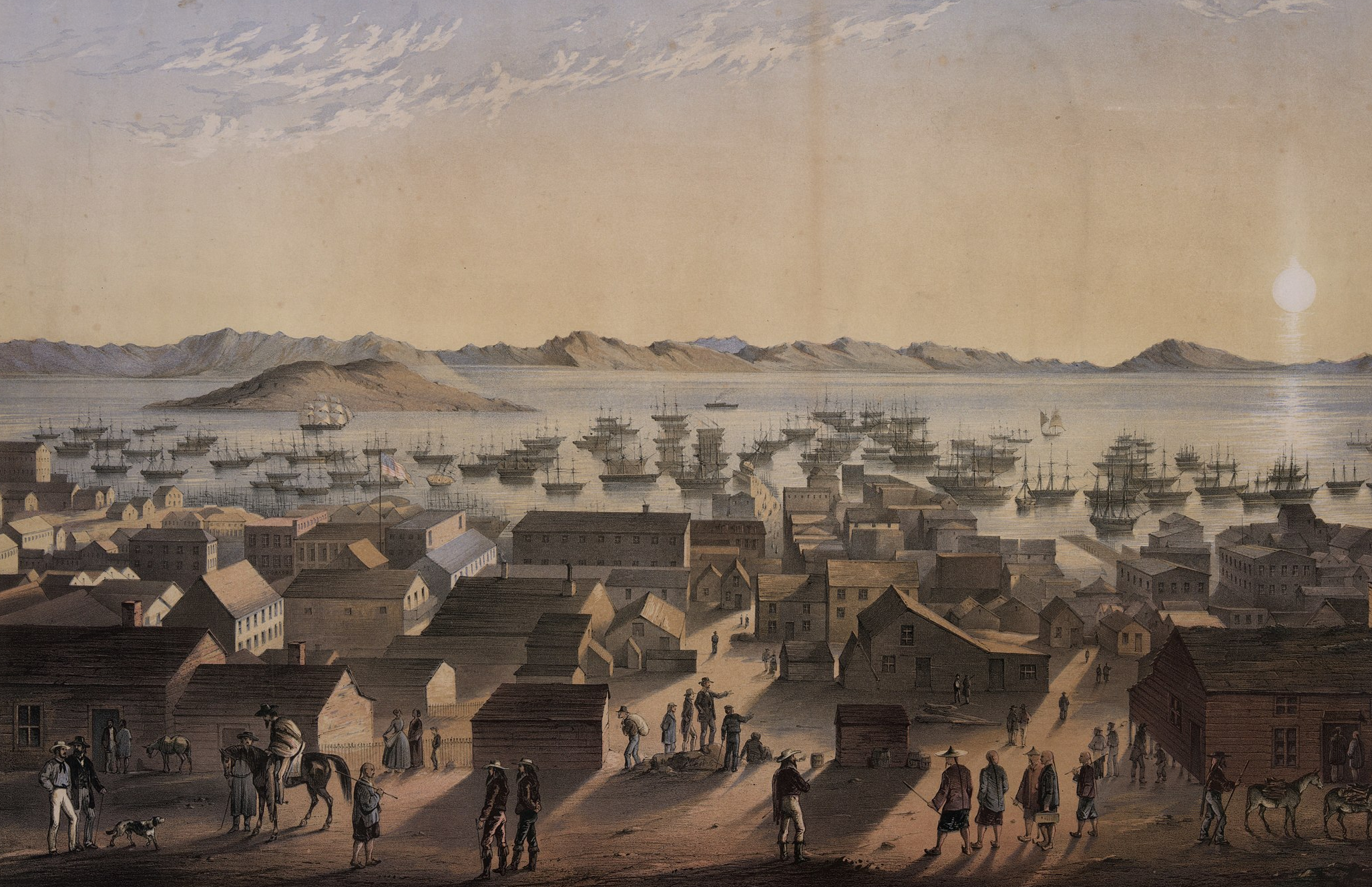 San Francisco during the gold rush