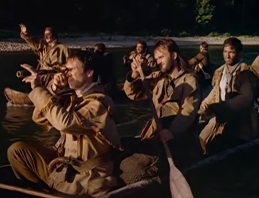 Screenshot from the documentary film Lewis & Clark: Great Journey West (2002)