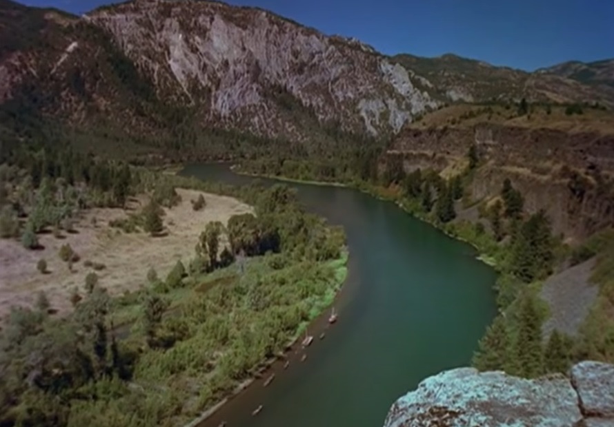 Screenshot from the documentary film Lewis & Clark: Great Journey West (2002)