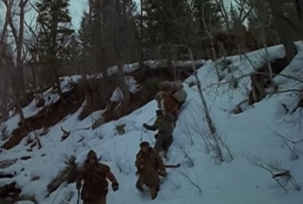 Screenshot from the documentary film Lewis & Clark: Great Journey West (2002)