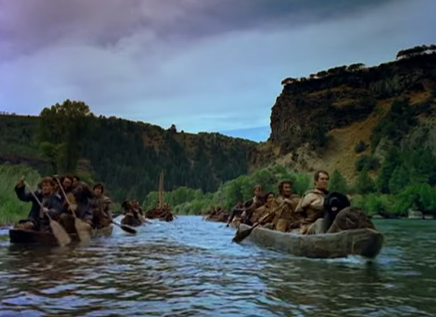 Screenshot from the documentary film Lewis & Clark: Great Journey West (2002)