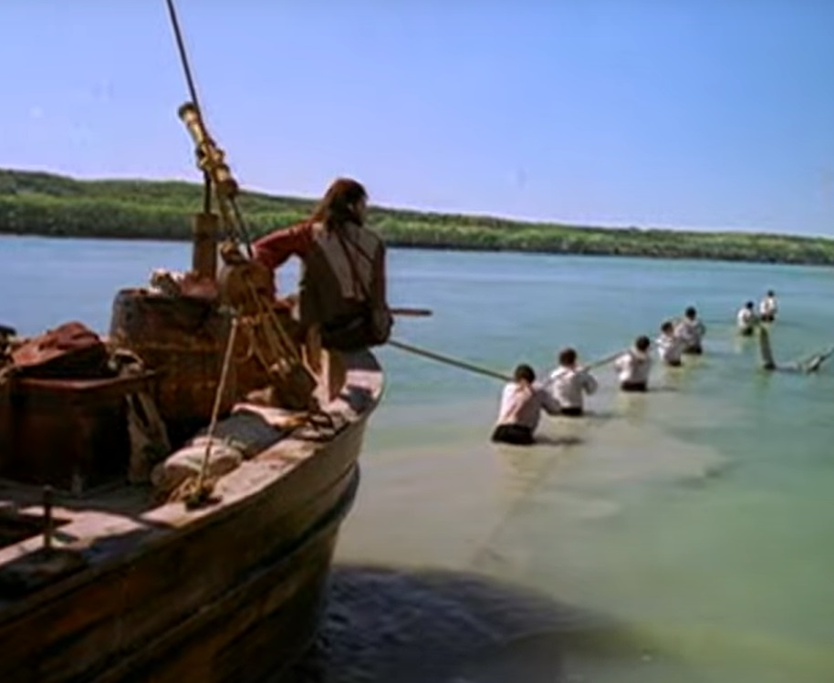 Screenshot from the documentary film Lewis & Clark: Great Journey West (2002)