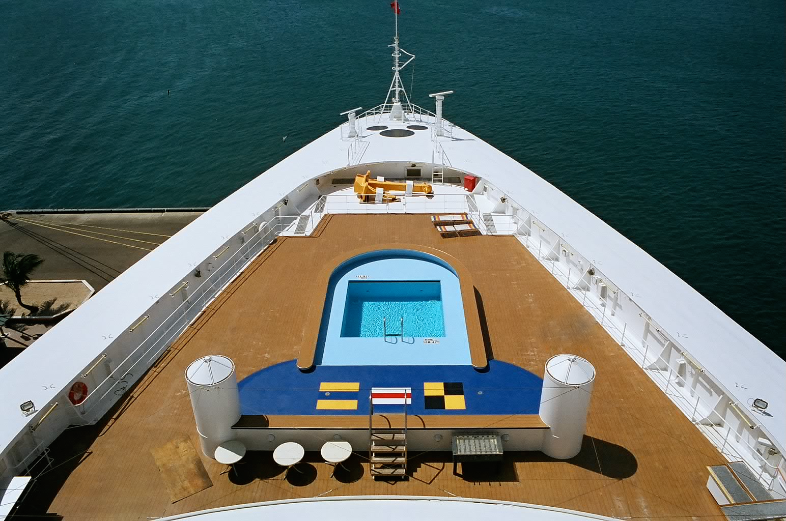 Front pool at Disney Wonder, Disney Cruise Line