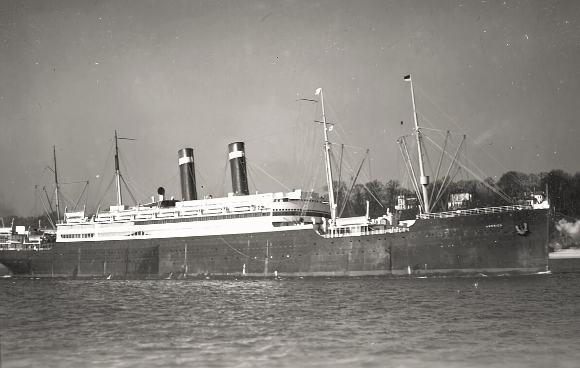 The US passenger ship America in the 1920s