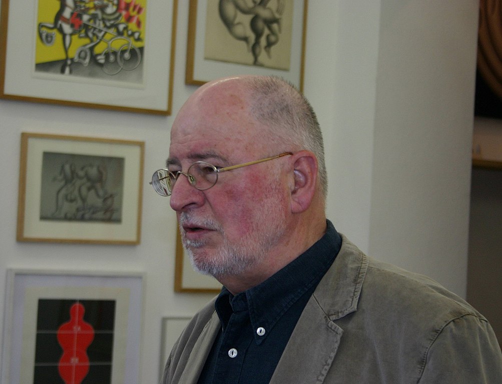 Portrait Photo of The painter Hans Ticha in Berlin