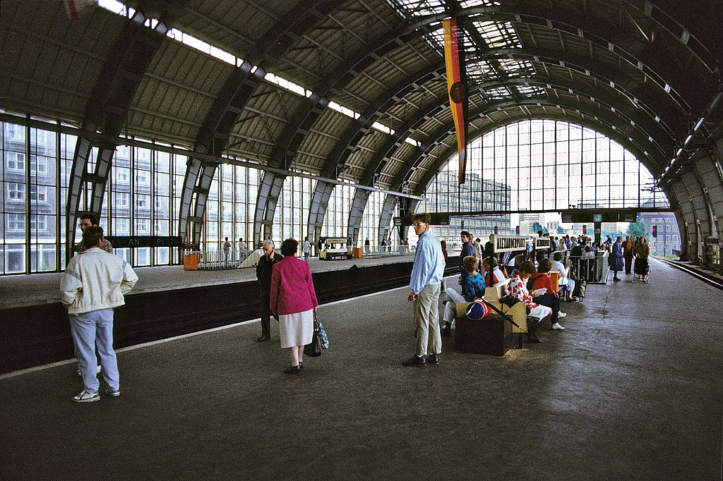Photo of Alexanderplatz S-Bahn station in East Berlin