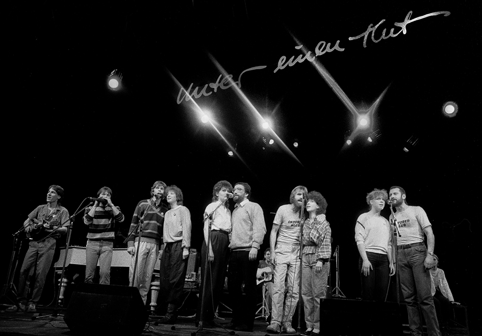 East Germany Band Oktoberklub Perform on stage in 1986